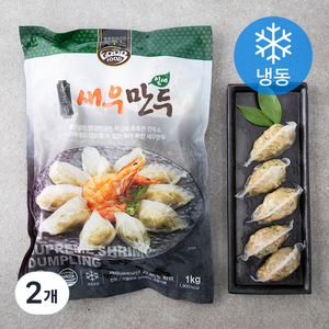 굿푸드 슈프림 새우 만두 (냉동), 1kg, 2개