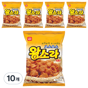 코스모스제과 왕소라 과자, 56g, 10개