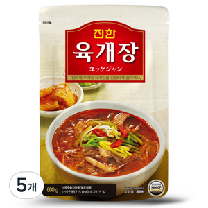 진한식품 육개장, 600g, 5개