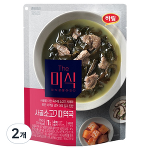 더미식 사골 소고기 미역국, 350g, 2개