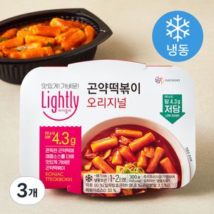 라이틀리 곤약떡볶이 오리지널 (냉동), 300g, 3개