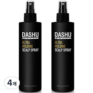다슈 울트라 홀딩 스칼프 탈모증상완화 헤어스프레이, 200ml, 4개
