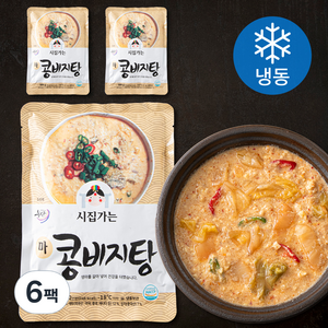 시집가는 콩비지탕 2인분 (냉동), 500g, 6팩