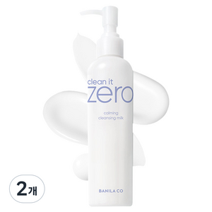 바닐라코 클린 잇 제로 카밍 클렌징 밀크, 200ml, 2개