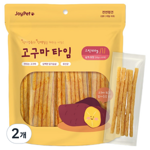 조이펫 강아지 고구마 타임 스틱 간식, 고구마, 400g, 2개
