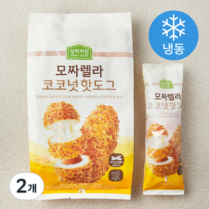 상하키친 모짜렐라 코코넛 핫도그 (냉동), 360g, 2개