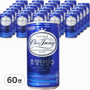 초정탄산수 일화 플레인190ml, 190ml, 60개