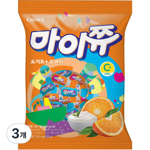 마이쮸 요거트 오렌지, 284g, 3개