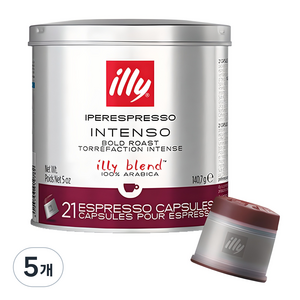 일리 다크로스트 캡슐커피, 6.7g, 21개입, 5개
