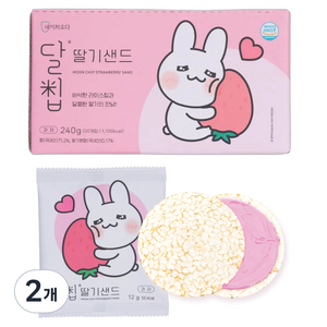 달칩 딸기샌드 20p, 240g, 2개