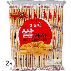 고소한 쌀과자, 200g, 2개