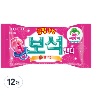 롯데웰푸드 블링블링 보석캔디, 13g, 12개