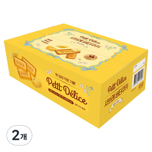 쁘띠델리스 사브레 버터쿠키, 800g, 2개