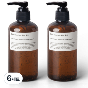 레이지소사이어티 시카 쉐이빙젤, 250ml, 6개