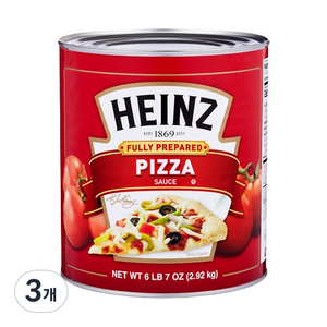 하인즈 프리페어드 피자 소스, 2.92kg, 3개