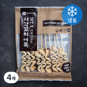 영자어묵 얇아서 더욱 맛있는 사각 꼬치어묵 (냉동), 350g, 4개