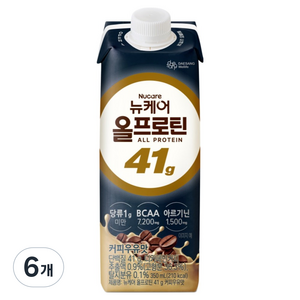 뉴케어올프로틴 커피우유맛 41g, 350ml, 6개