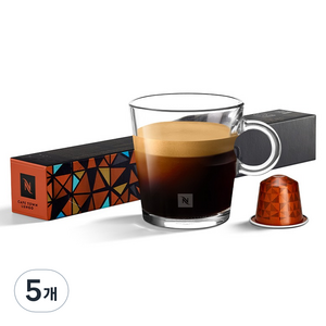 네스프레소 오리지널 월드 익스플로레이션 케이프타운 룽고 캡슐커피 40ml, 5.5g, 10개입, 5개