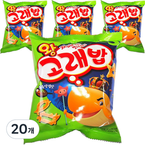 오리온 왕고래밥 볶음양념맛, 56g, 20개