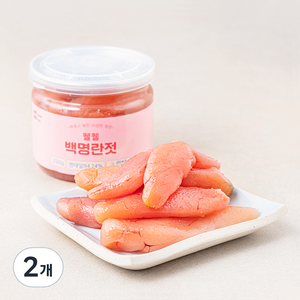 웰웰 백 명란젓 파지, 2개, 250g