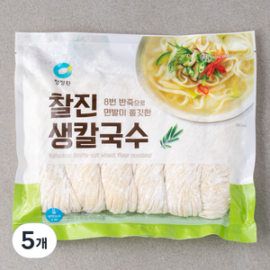 대상 찰진생칼국수, 1kg, 5개