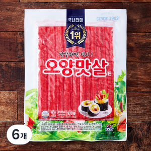 대림선 오양맛살E, 270g, 6개