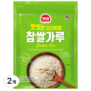 해표 사조 찹쌀가루, 350g, 2개