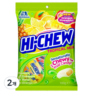 하이츄 트로피컬 믹스, 90g, 2개