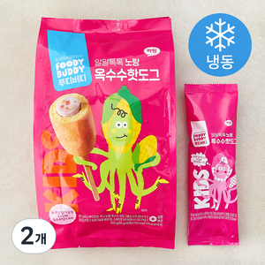 푸디버디 알알톡톡 노랑 옥수수핫도그 (냉동)