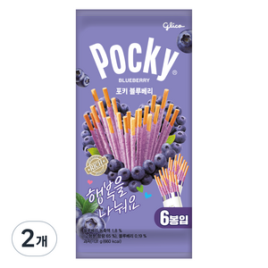 포키 블루베리 막대과자, 131g, 2개