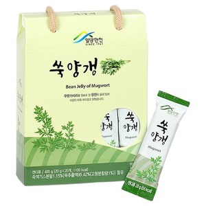 밀양한천 쑥양갱, 400g, 1개