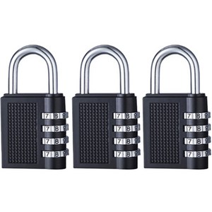 다다 4단 대형 비밀번호 자물쇠 블랙