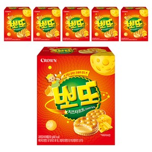 크라운 뽀또 치즈타르트, 92g, 6개