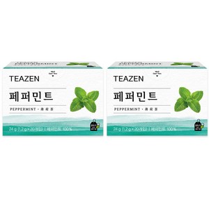 티젠 페퍼민트, 1.2g, 20개입, 2개