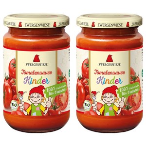 쯔베르겐비제 유기농 어린이 토마토소스, 340ml, 2개