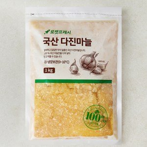 국산 다진마늘, 1kg, 1개