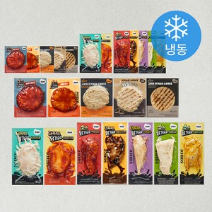 햇살닭 더촉촉한 닭가슴살 100g x 12종 x 2개입 세트 (냉동)