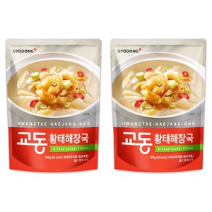 교동식품 황태해장국, 500g, 2개
