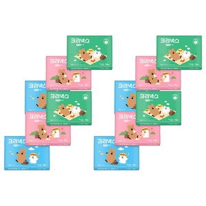 크리넥스 다이노탱 휴대용 티슈, 70매입, 12개