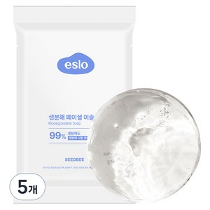 씨드비 이슬로 생분해 페이셜 이슬솝, 100g, 5개