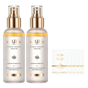 달바 화이트 트러플 퍼스트 스프레이 세럼 100ml x2p + 약산성 젤 클렌저 3ml x 5p, 1개