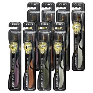 크리오 덴티메이트 4X 이펙트 멀티케어 초극세모 올인원 칫솔, 1개입, 8개