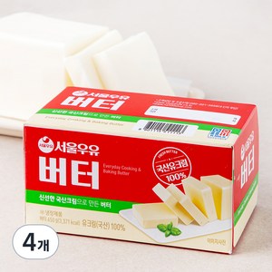 서울우유 버터, 450g, 4개