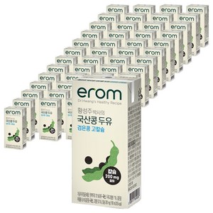 이롬 황성주 박사의 국산콩 두유 검은콩 고칼슘, 190ml, 60개