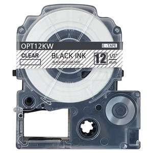 오피스토어 앱손 호환 라벨테이프 OPT12KW