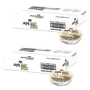 쎈쿡 발아현미밥, 210g, 24개