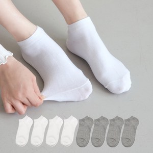 싹스윕 여성용 프리미엄 스니커즈 발목 양말 8켤레 세트