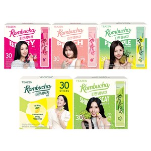 티젠 콤부차 베리 5g 30p + 레몬 5g 30p + 샤인머스켓 5g 30p + 피치 5g 30p + 파인애플 5g 30p