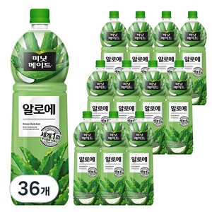 미닛메이드 알로에 주스, 36개, 1.5L