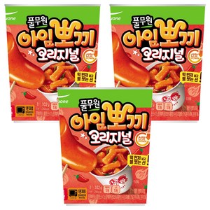 풀무원 아임뽀끼 오리지널 떡볶이, 102g, 3개